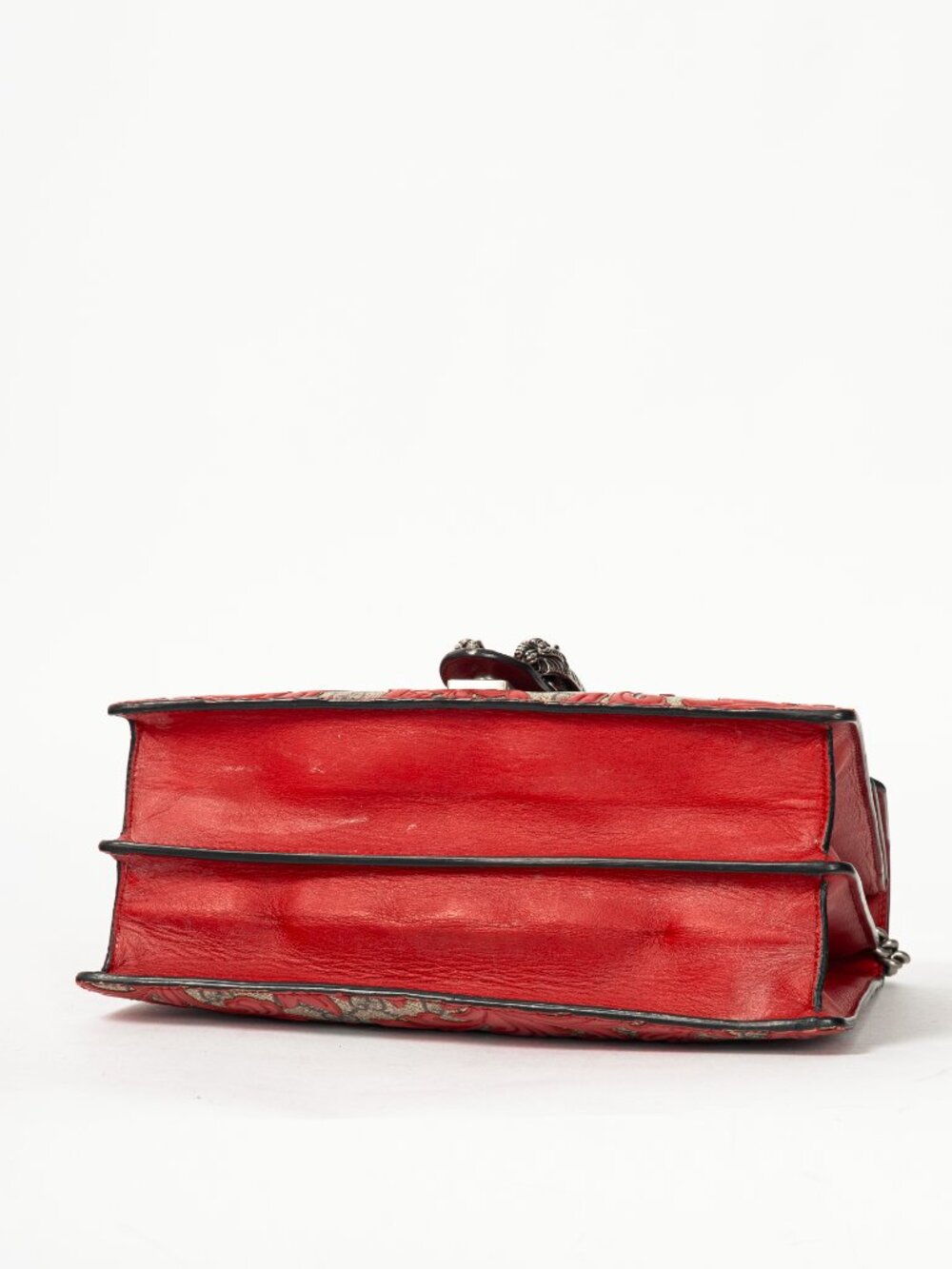 Gucci Dionysus Red Arabesque & GG Supreme Shoulder Bag - Picture 5 of 14